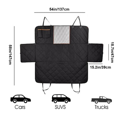 Car Pet Seat Pad Waterproof Dirt Resistant Suitable Multiple Models Cars Rear Seats Cushion Dog Car Seat Cover for Back Seat